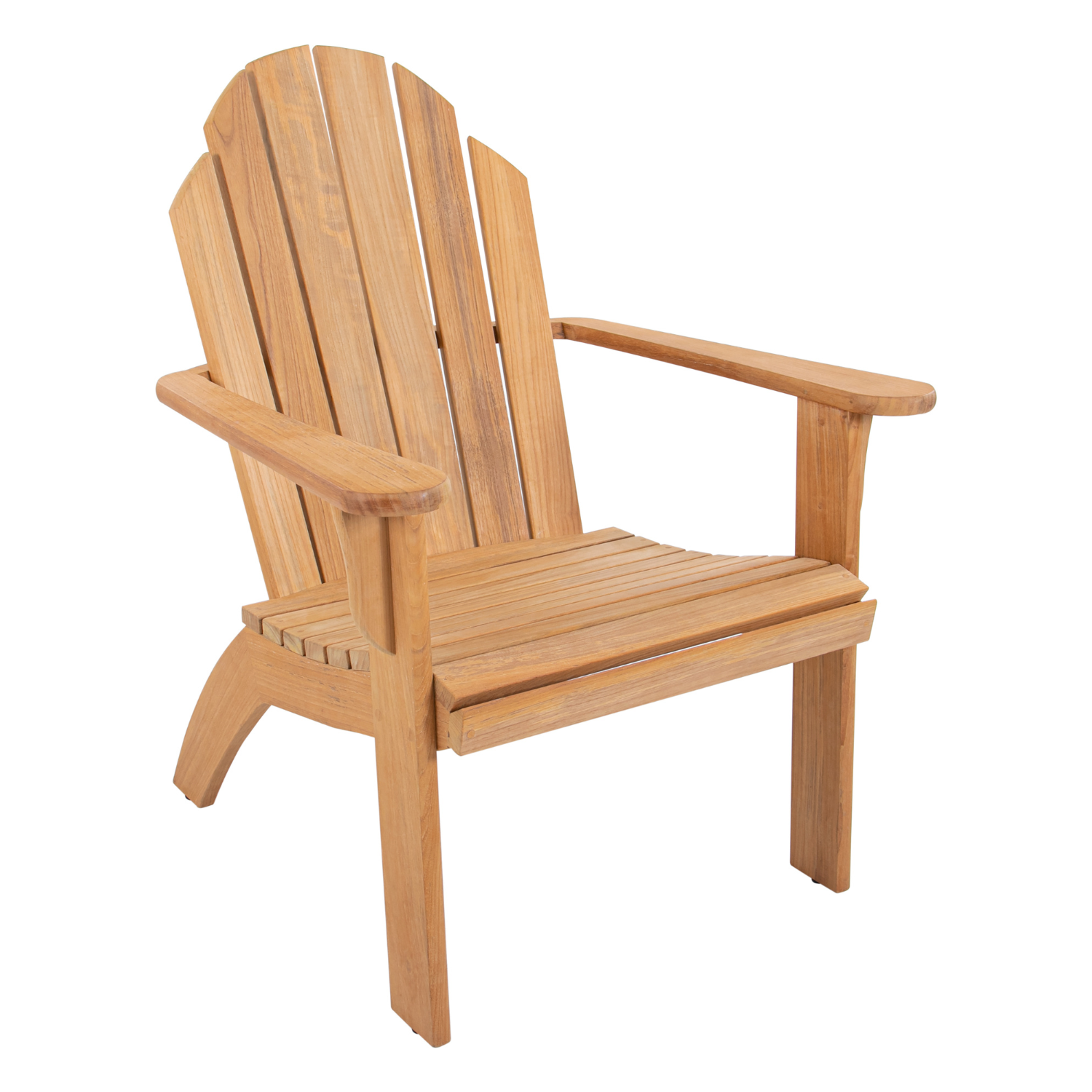 Caledon Teak Curved Back Adirondack Chair