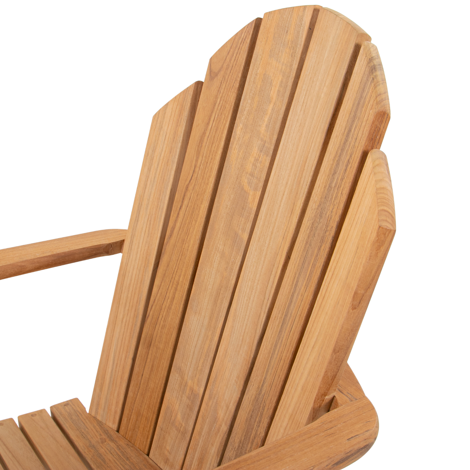 Caledon Teak Curved Back Adirondack Chair