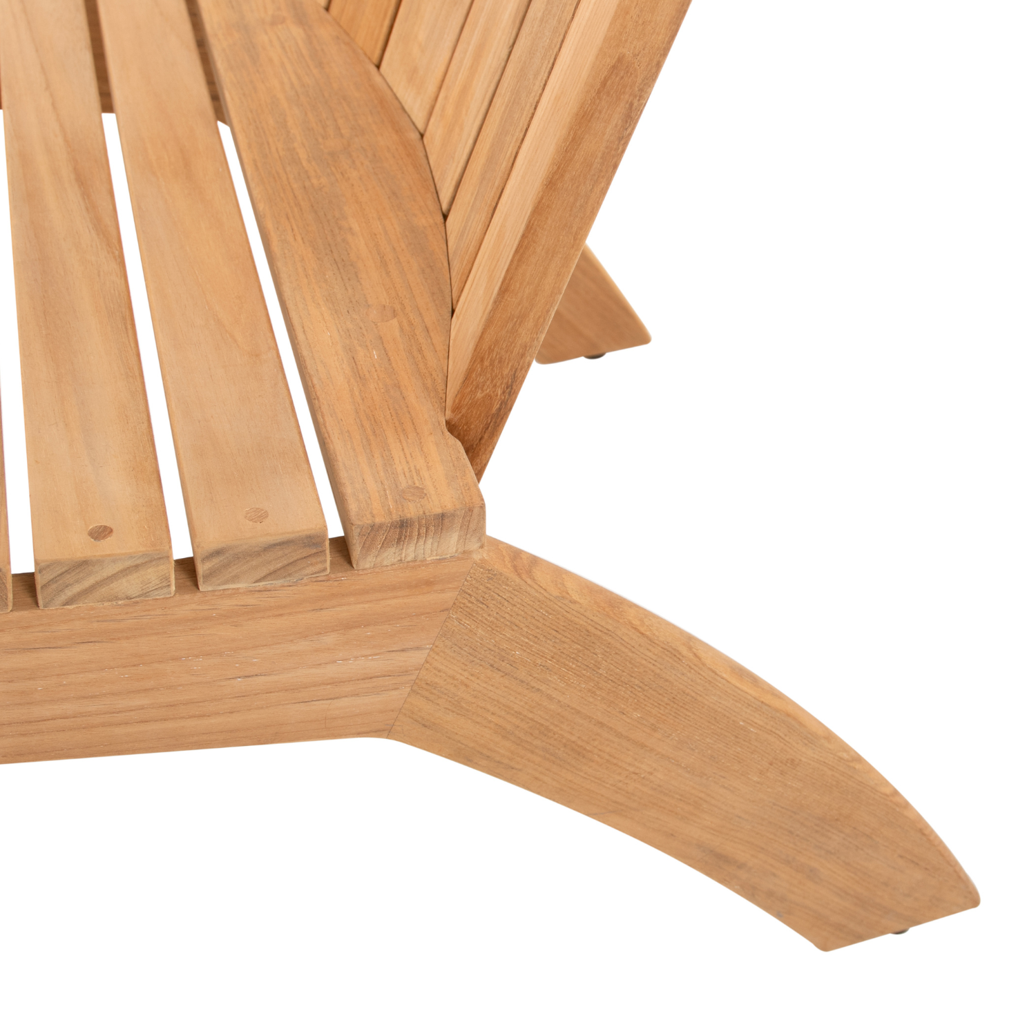 Caledon Teak Curved Back Adirondack Chair