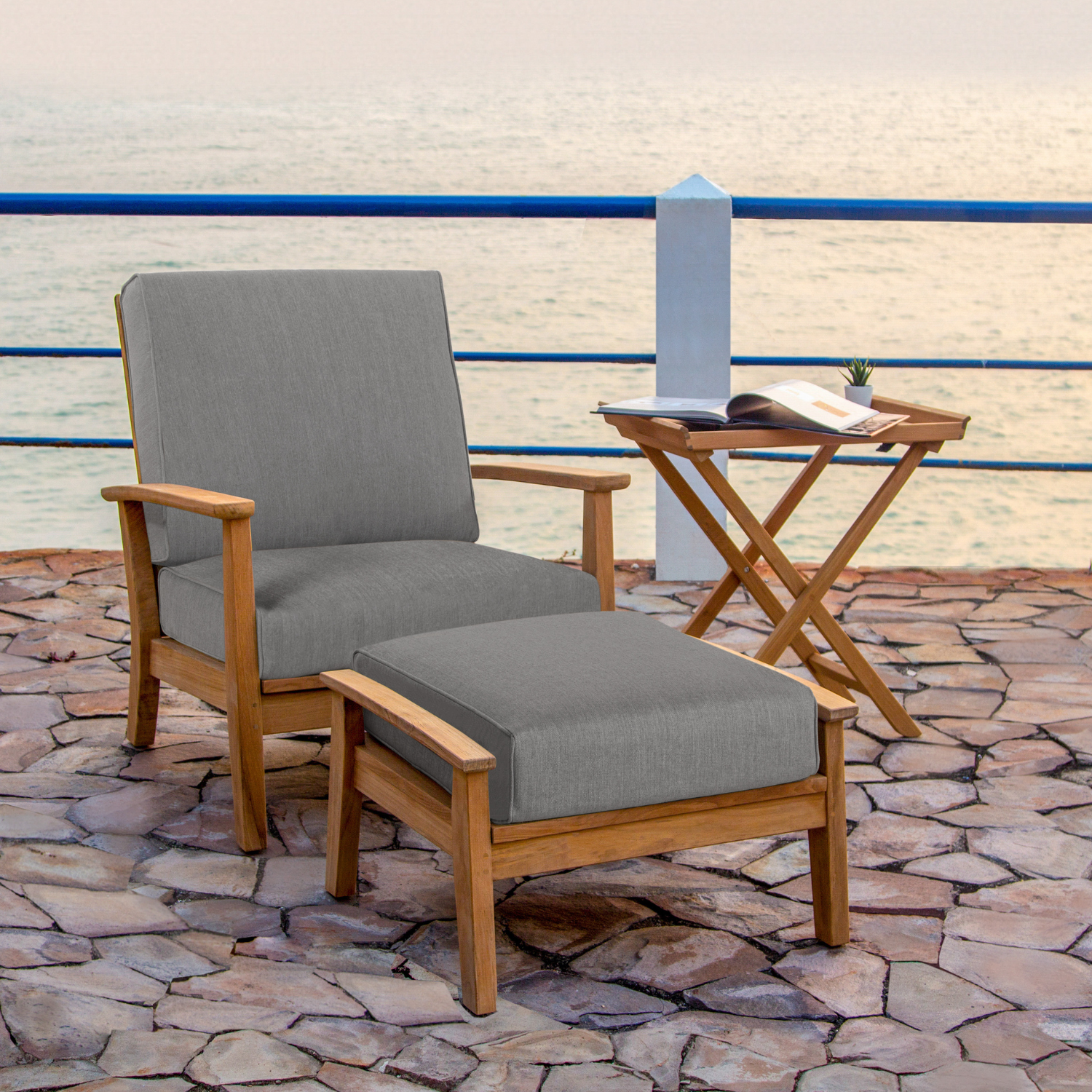 Gravenhurst Teak Reclining Lounge Chair