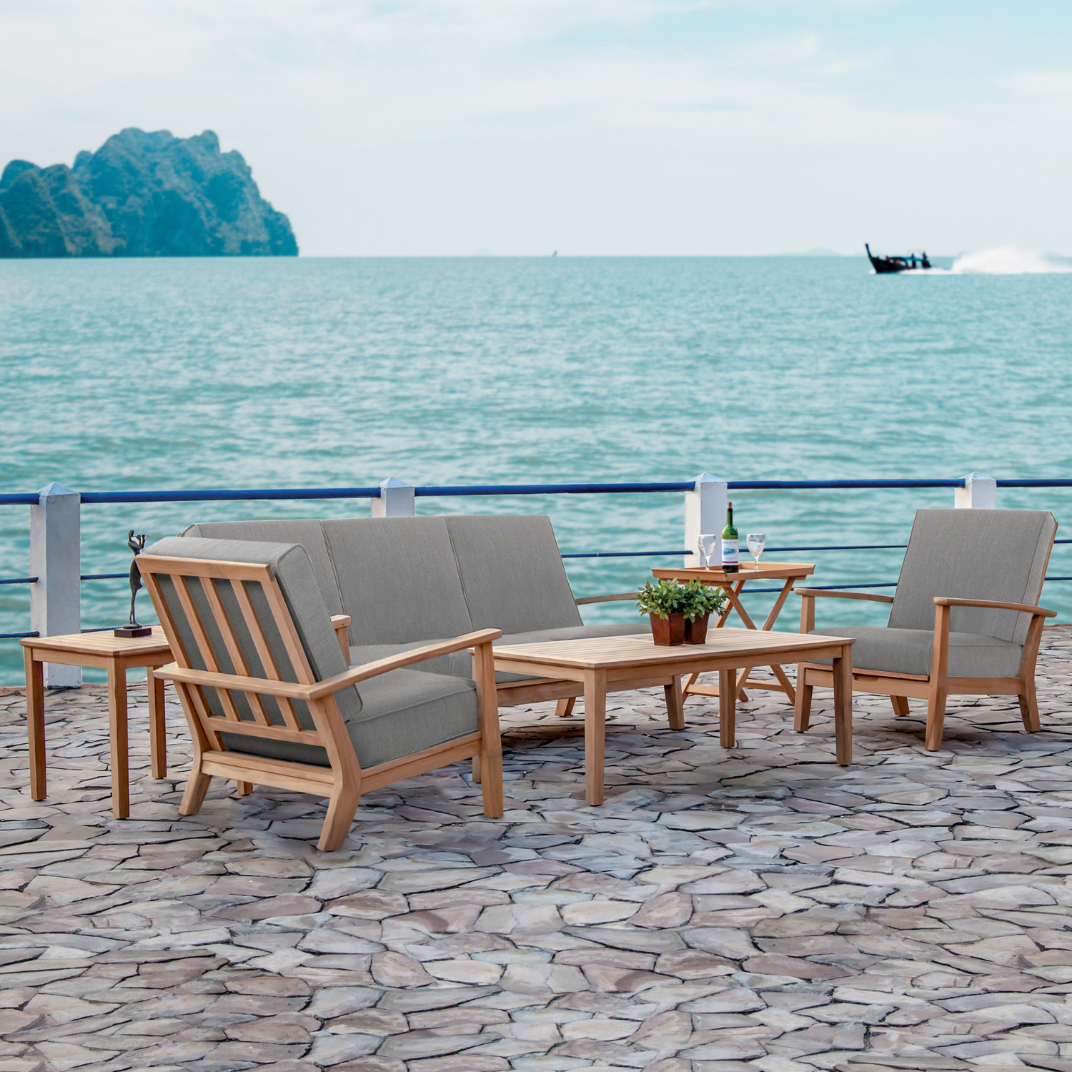 Gravenhurst Teak Reclining Lounge Chair