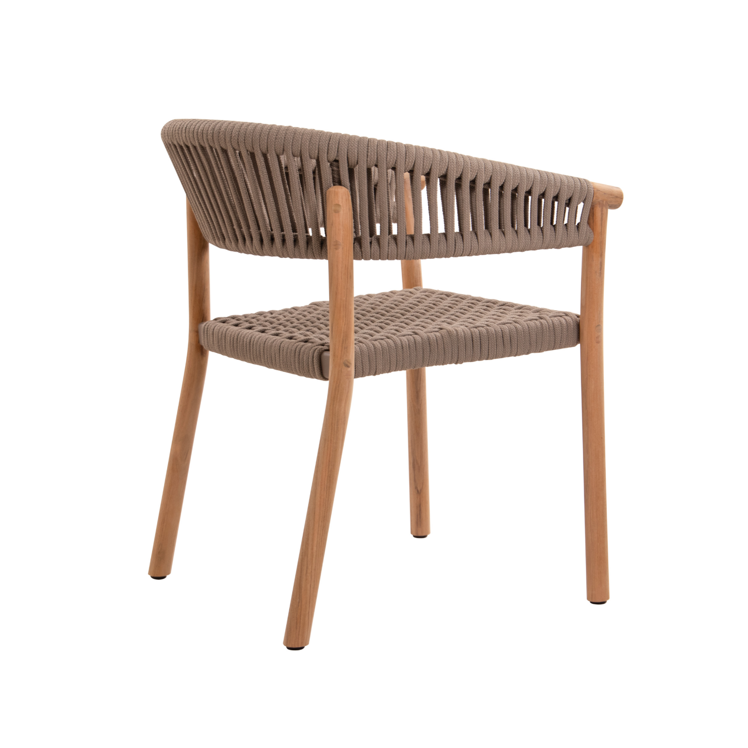 Caledon Wide Rope Dining Chair - Seaside Sand