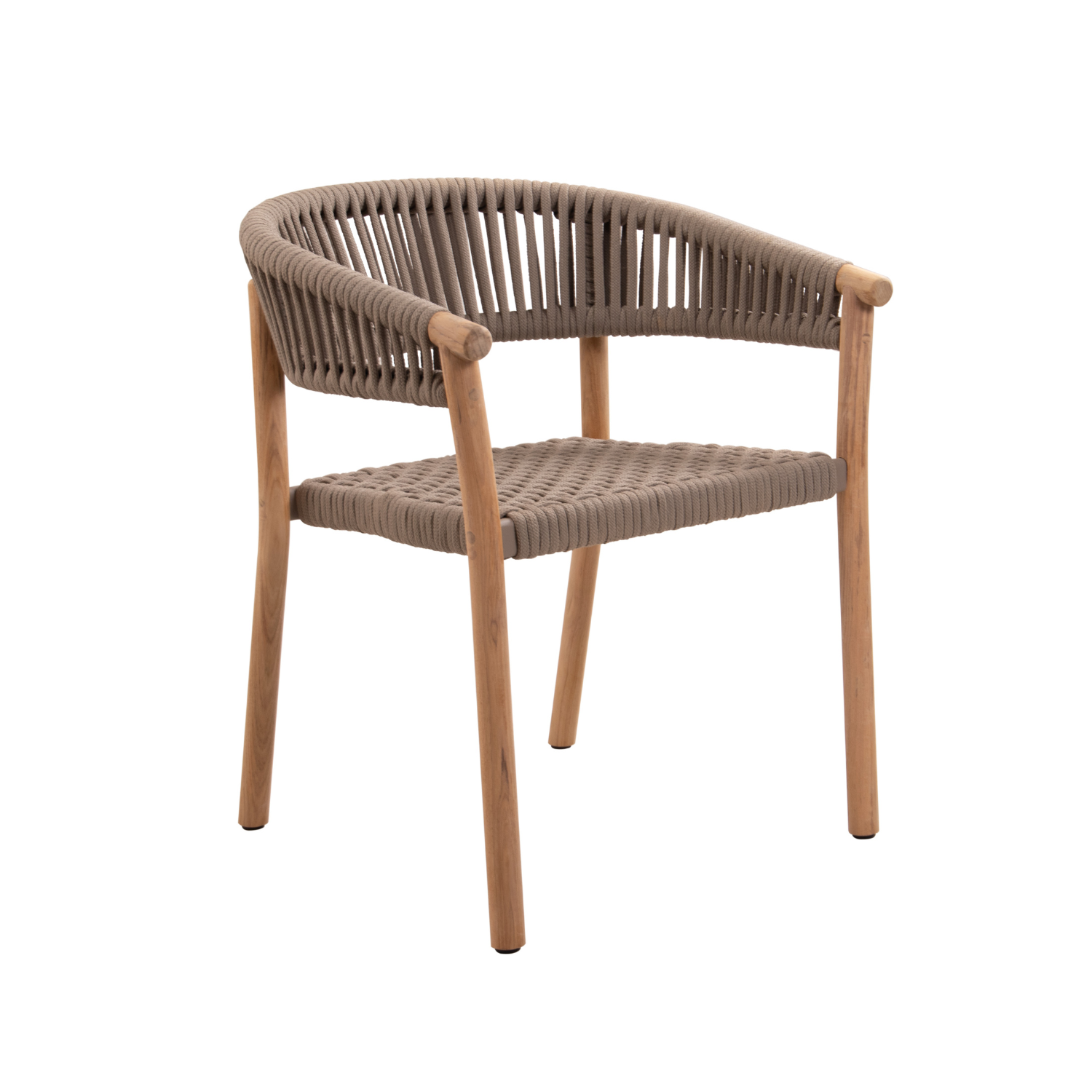 Caledon Wide Rope Dining Chair - Seaside Sand