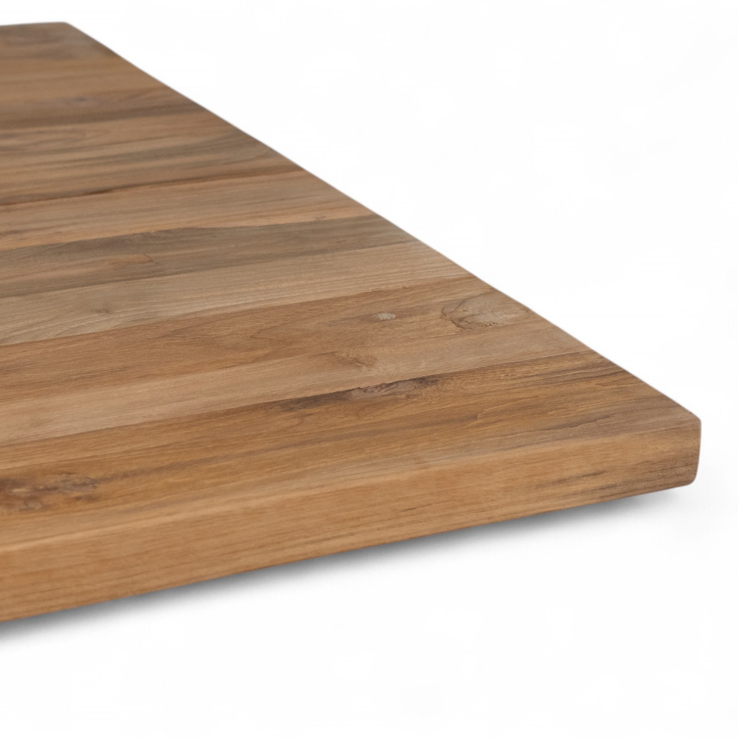 Largo Rustic Teak/Black 94" Rectangular Dining Table