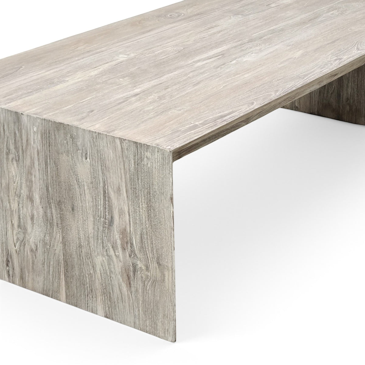 Ledge Weathered Grey Whitewash Coffee Table