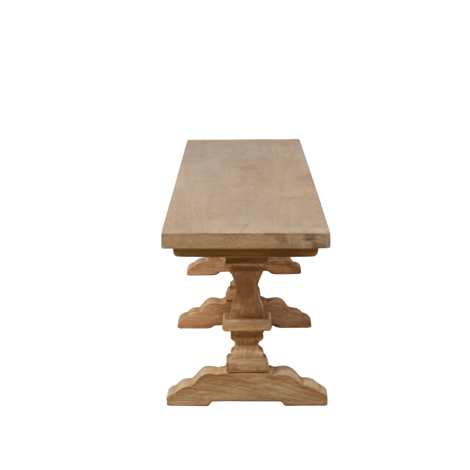 Mirabel 96" Teak Solid-Top 3pc Dining Set