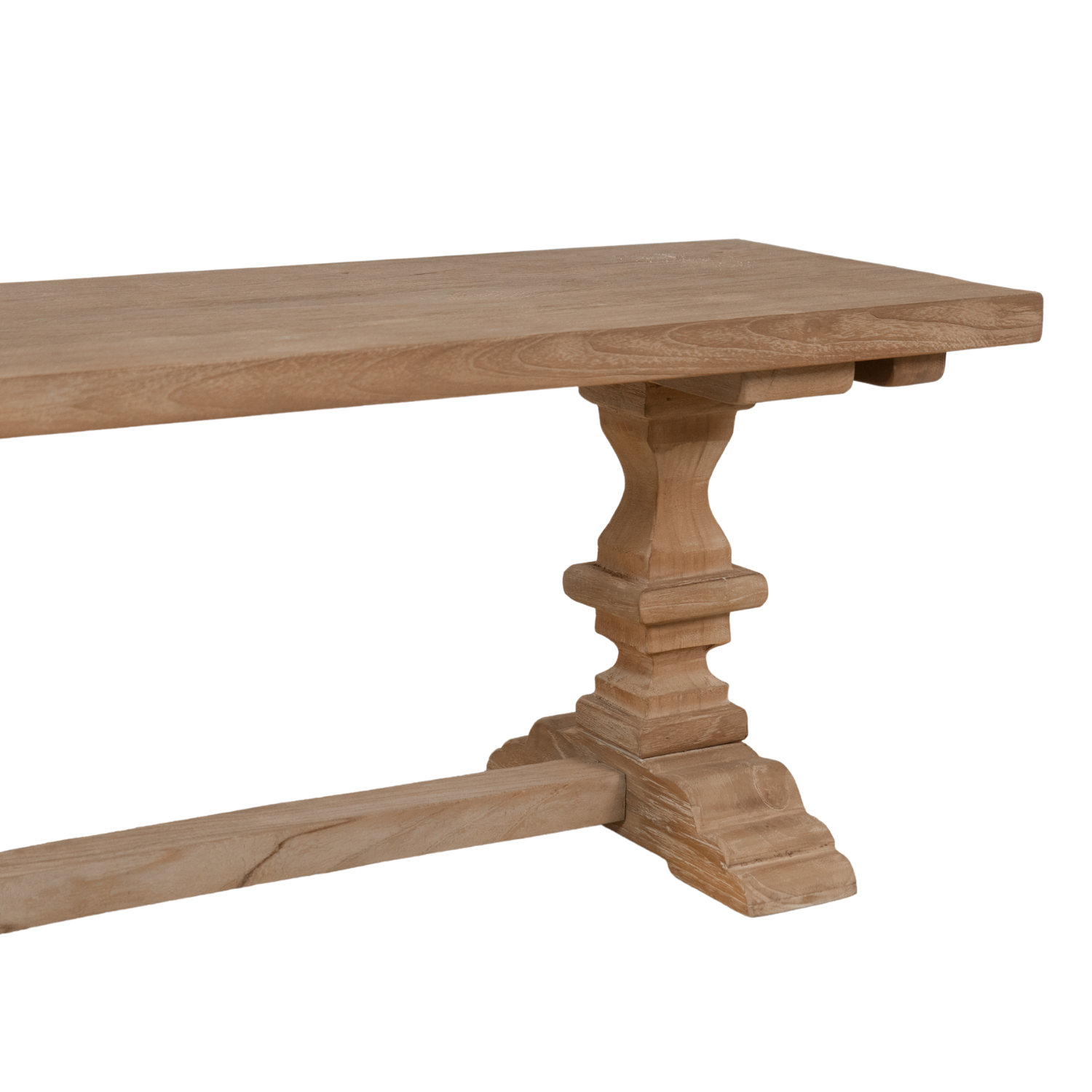 Mirabel 96" Teak Solid-Top 3pc Dining Set