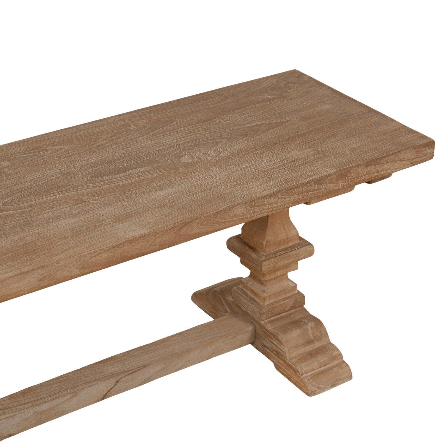 Mirabel 96" Teak Solid-Top 3pc Dining Set