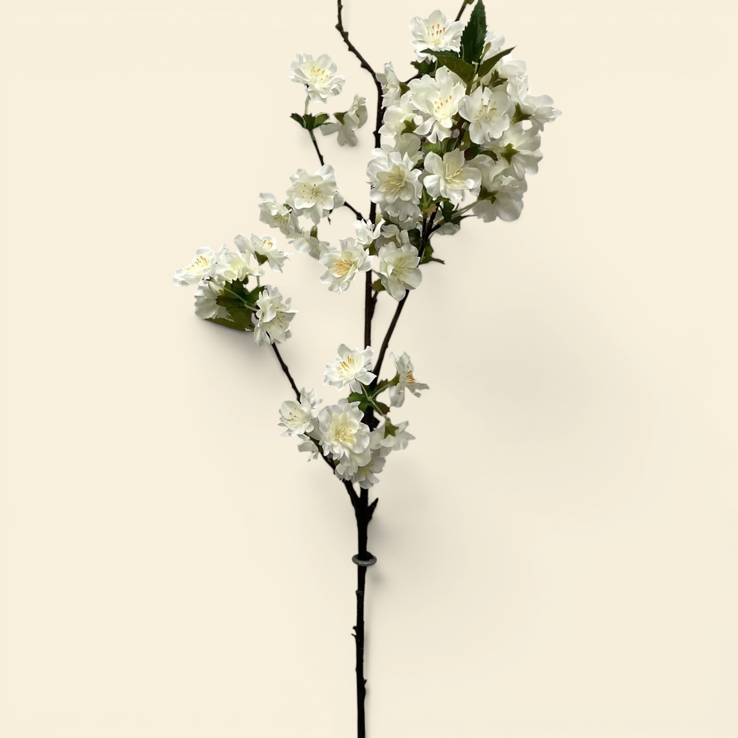 Artificial White Cherry Blossom Stem