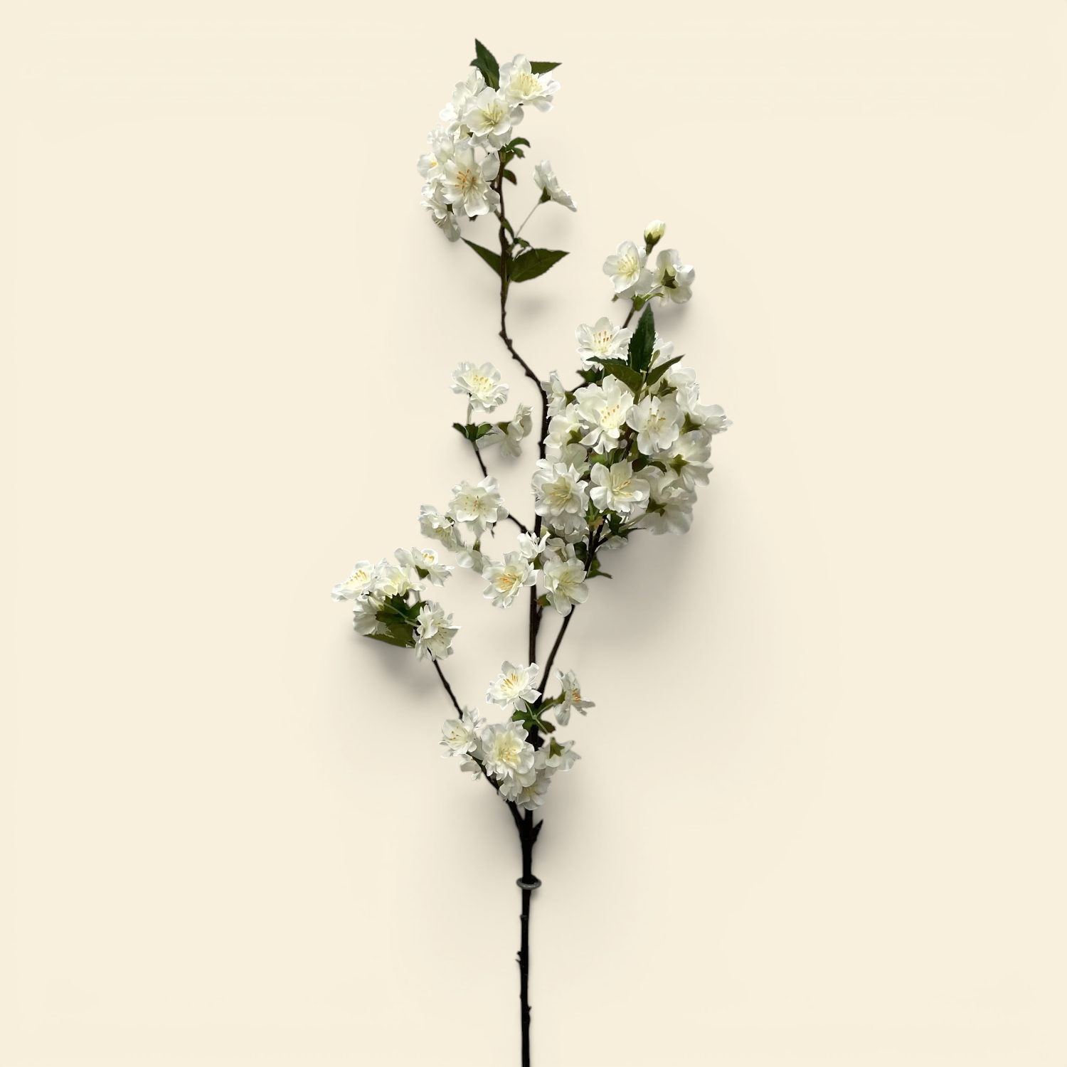 Artificial White Cherry Blossom Stem