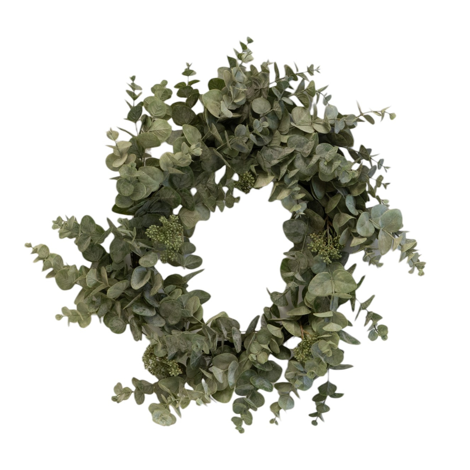 Artificial Seeded Eucalyptus 30" Wreath