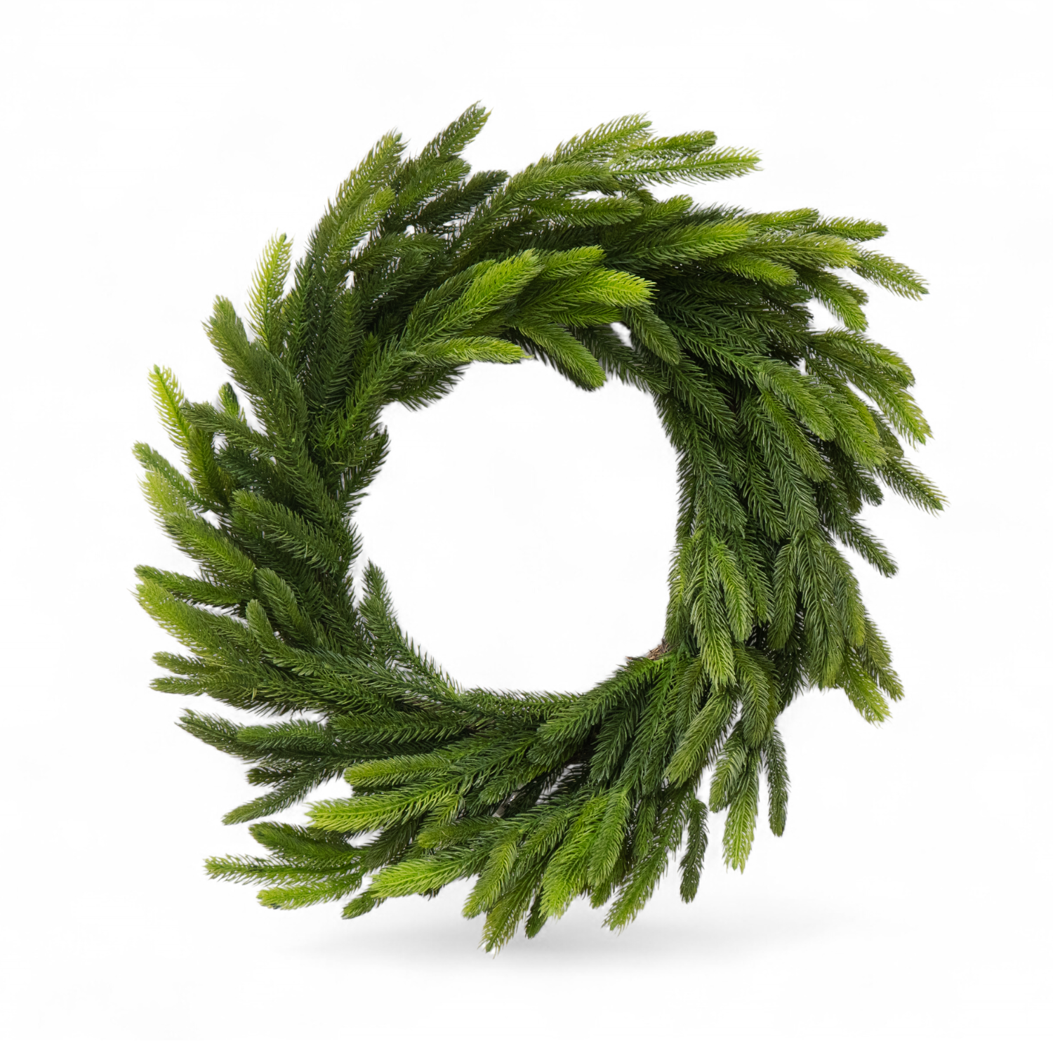 Artificial Real Touch Spruce Indoor/Outdoor 26" Wreath