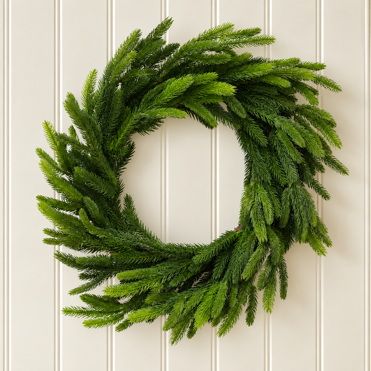Artificial Real Touch Spruce Indoor/Outdoor 26" Wreath