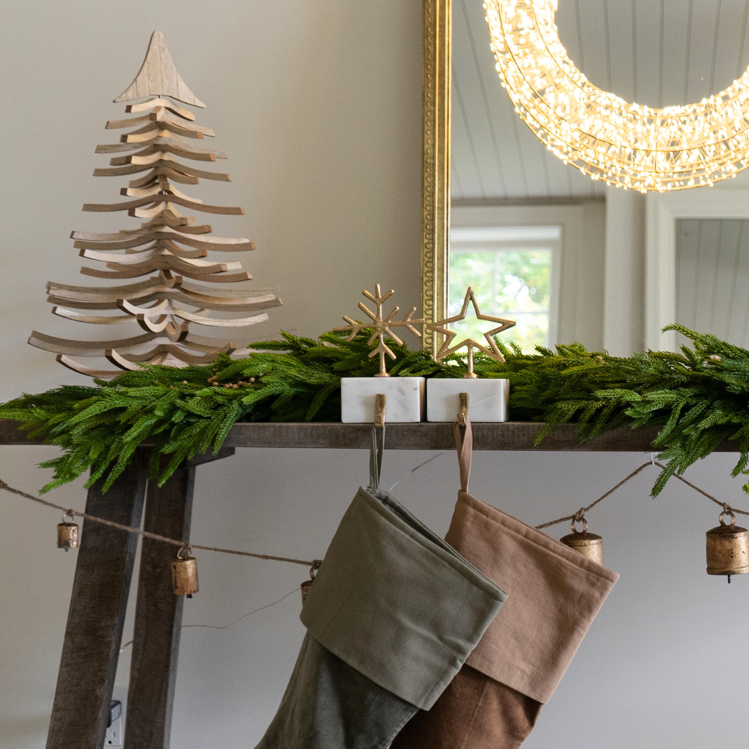 Artificial 52" Fresh Touch Norfolk Pine Garland