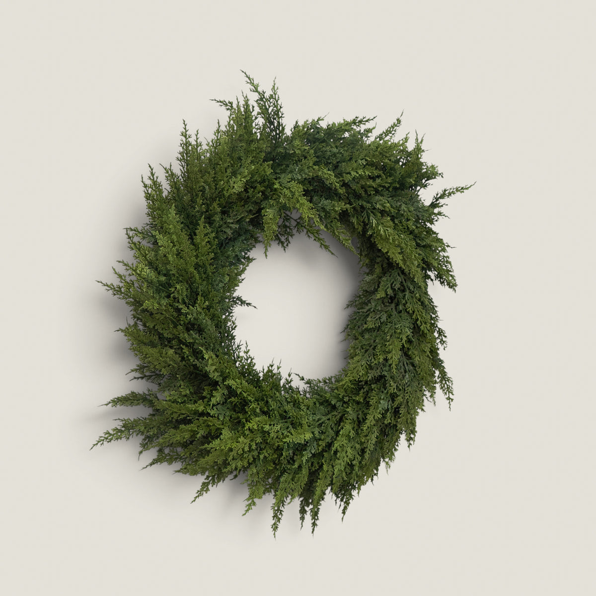 Artificial 29" Fresh Touch Cedar Wreath
