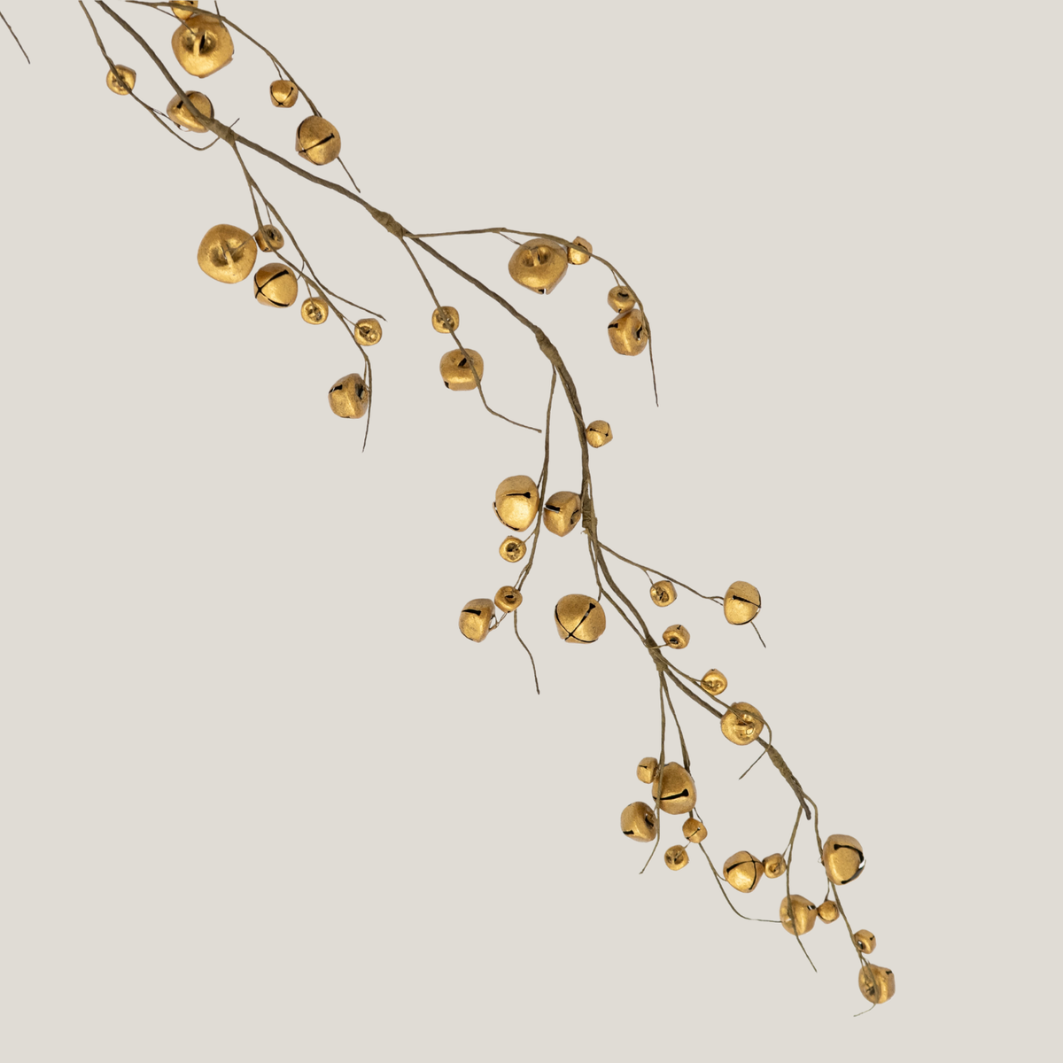 Golden Bells 5ft Holiday Garland