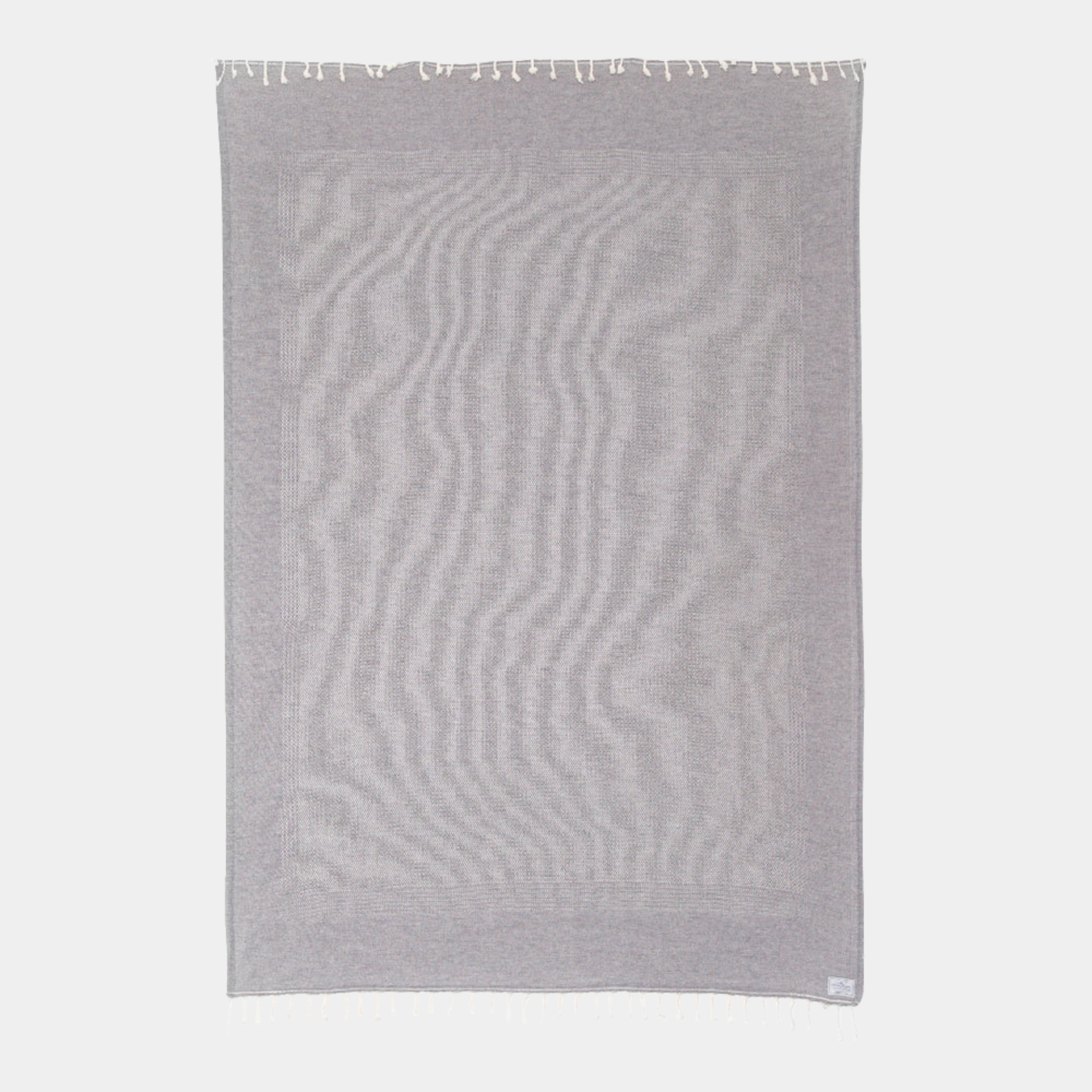 Shoreline Ash Wool Blend Throw