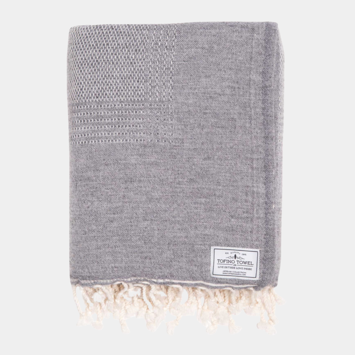 Shoreline Ash Wool Blend Throw