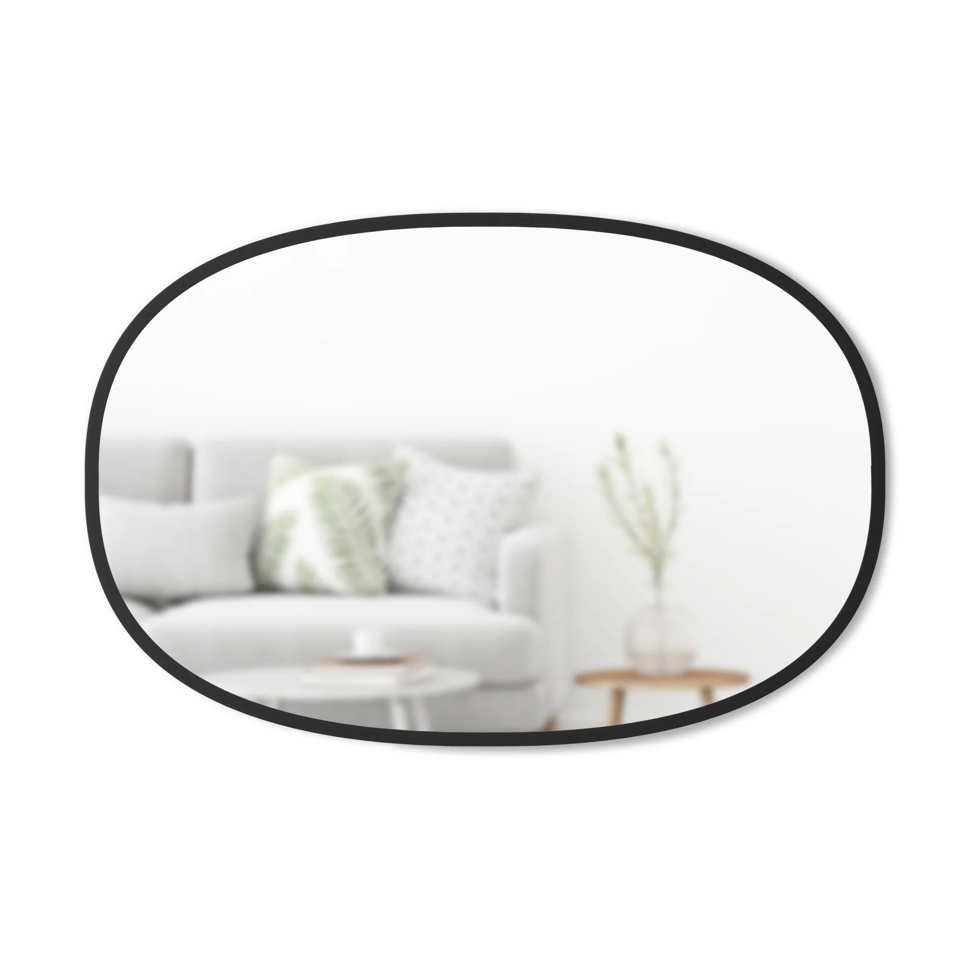 Arc Oval Black Mirror