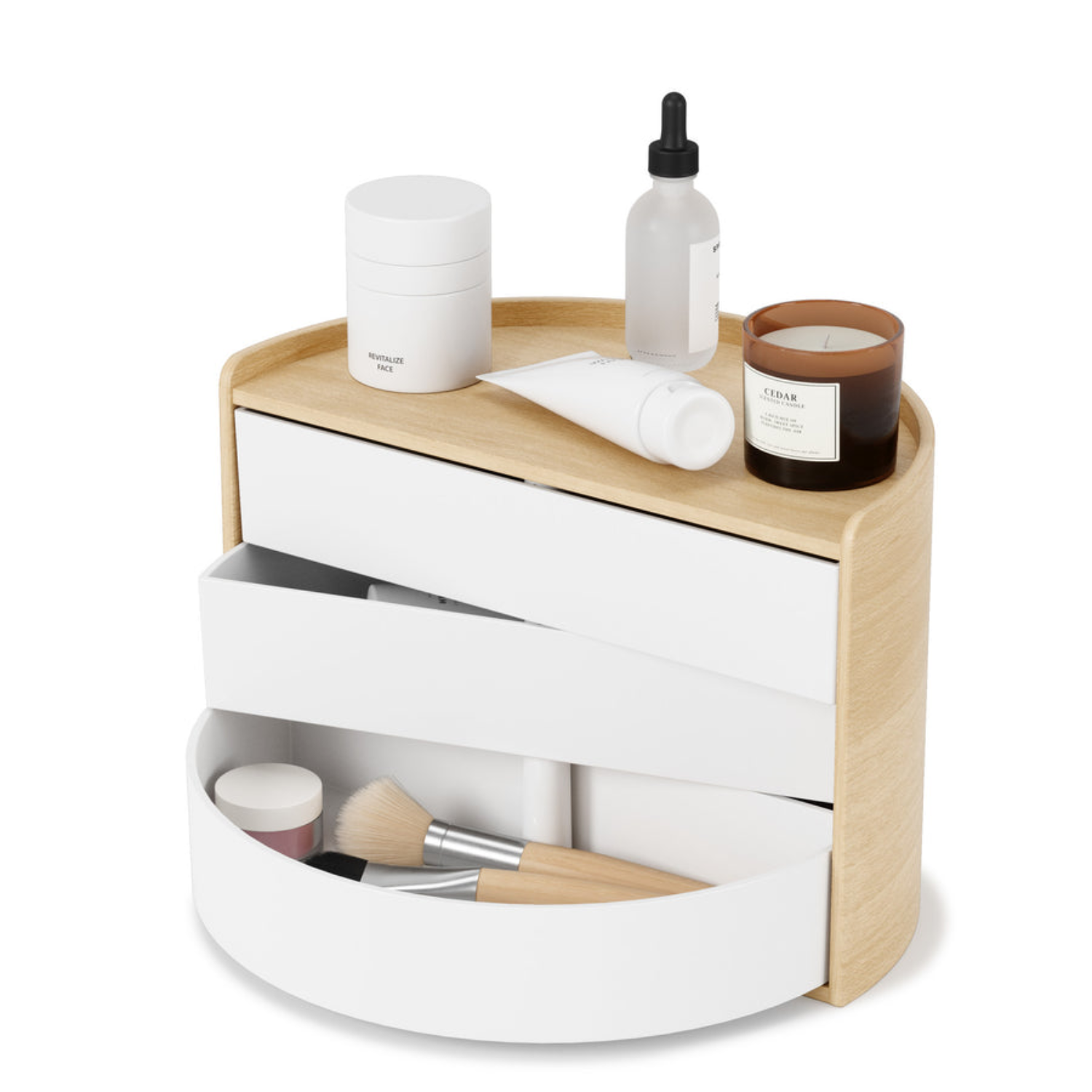 White/Natural Luna Storage Box