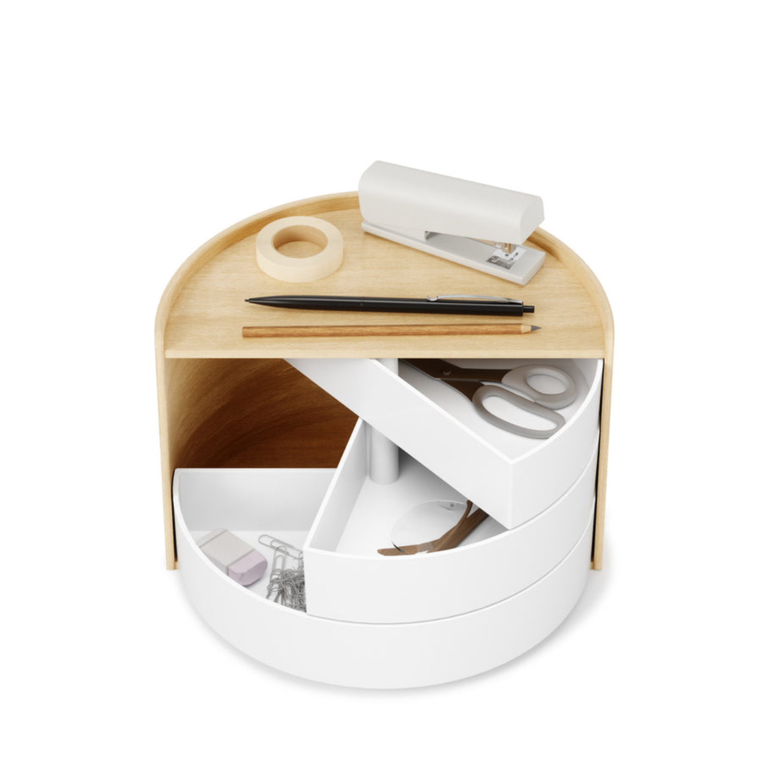 White/Natural Luna Storage Box