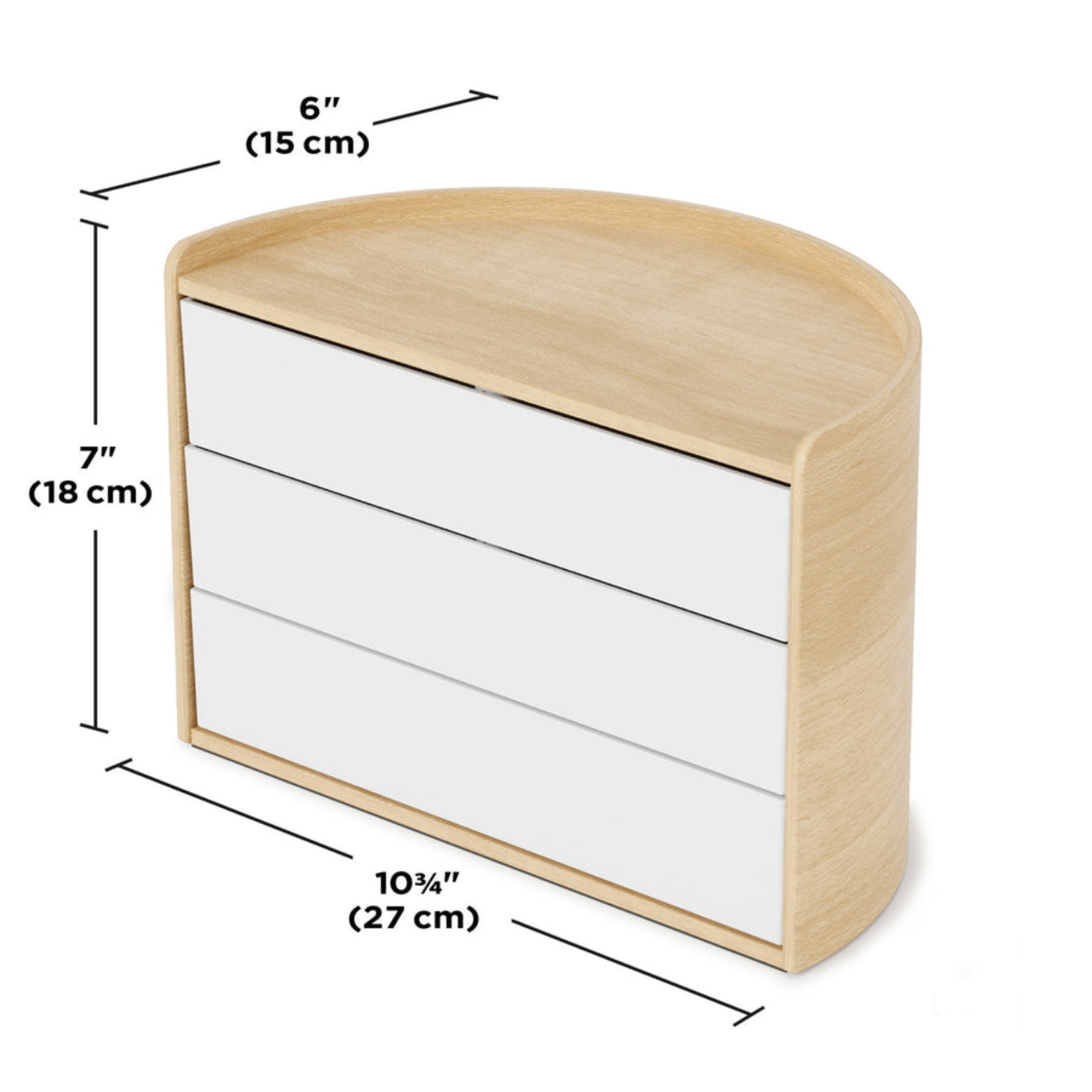 White/Natural Luna Storage Box
