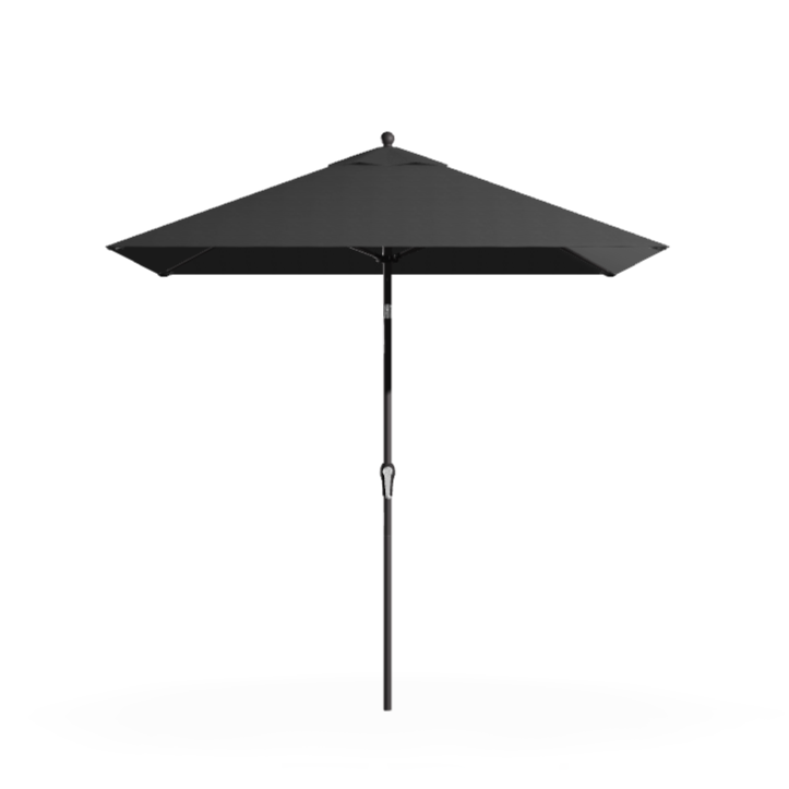 Fiberglass 7.5' Square Auto-Tilt Market Umbrella w/ Carbon Frame