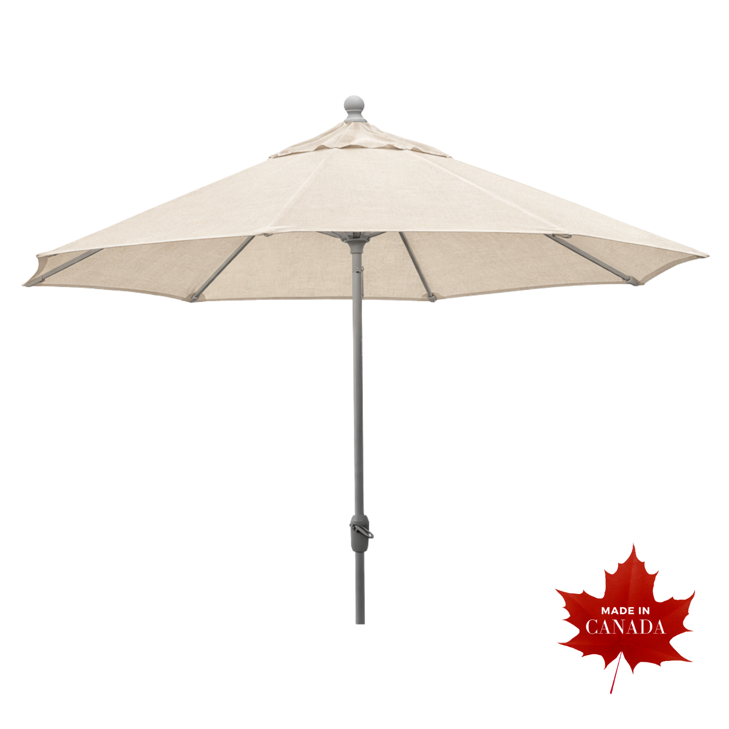 9' Pewter Market Umbrella