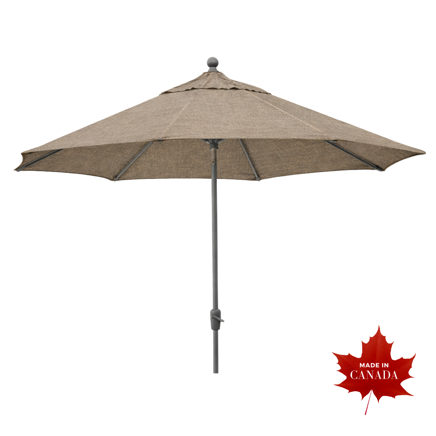 9' Pewter Market Umbrella