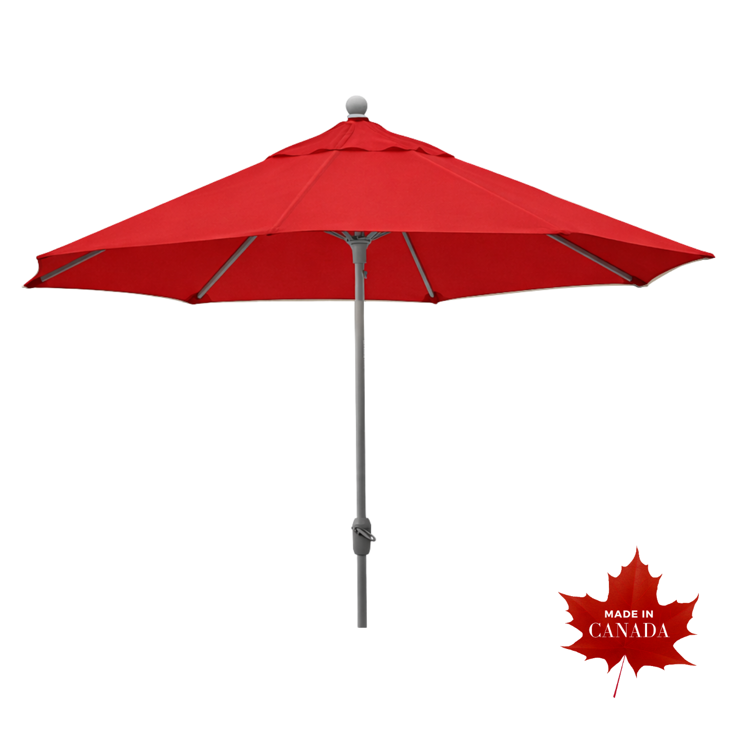 9' Pewter Market Umbrella