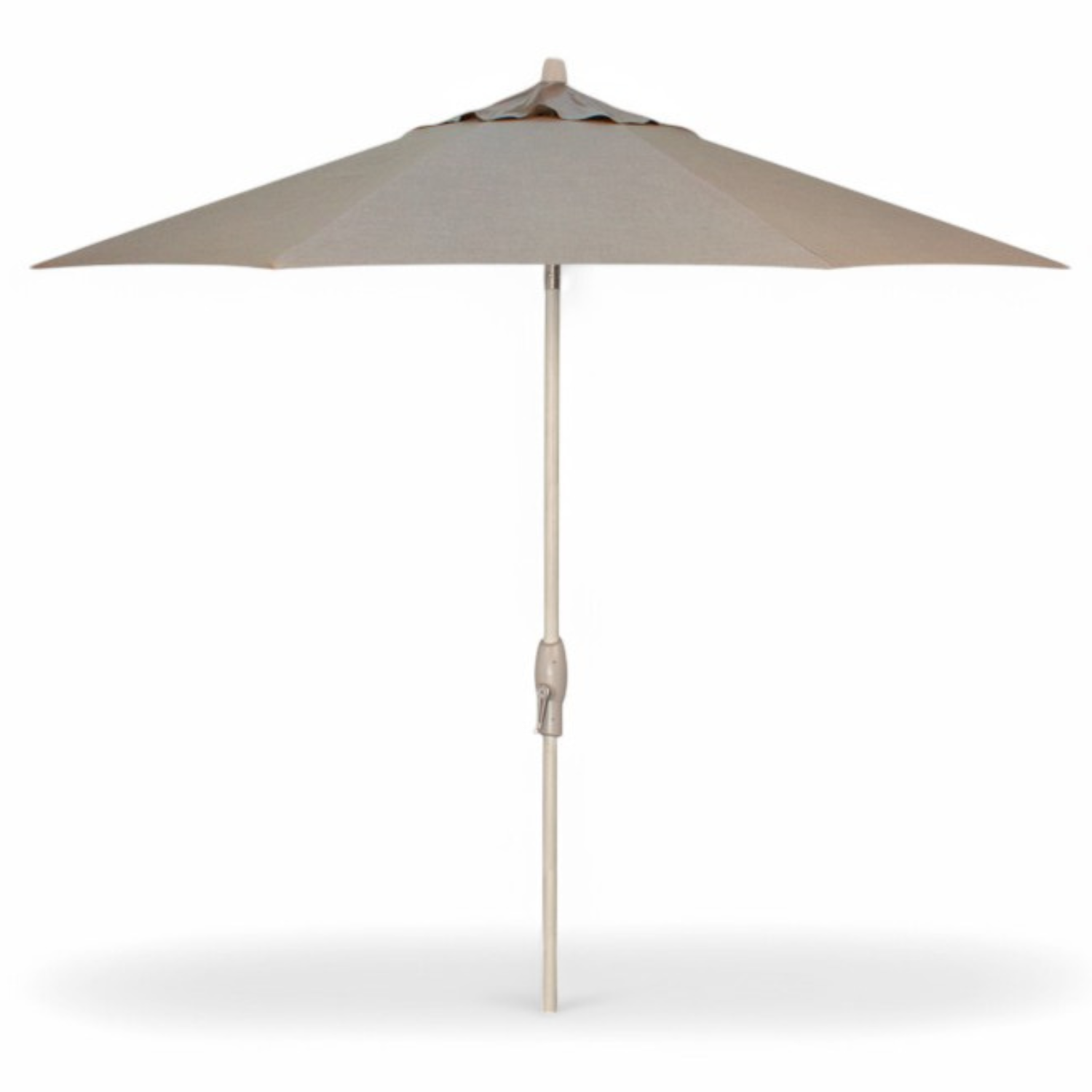 9' Octagon Auto Tilt Market Umbrella w/ Oak Frame