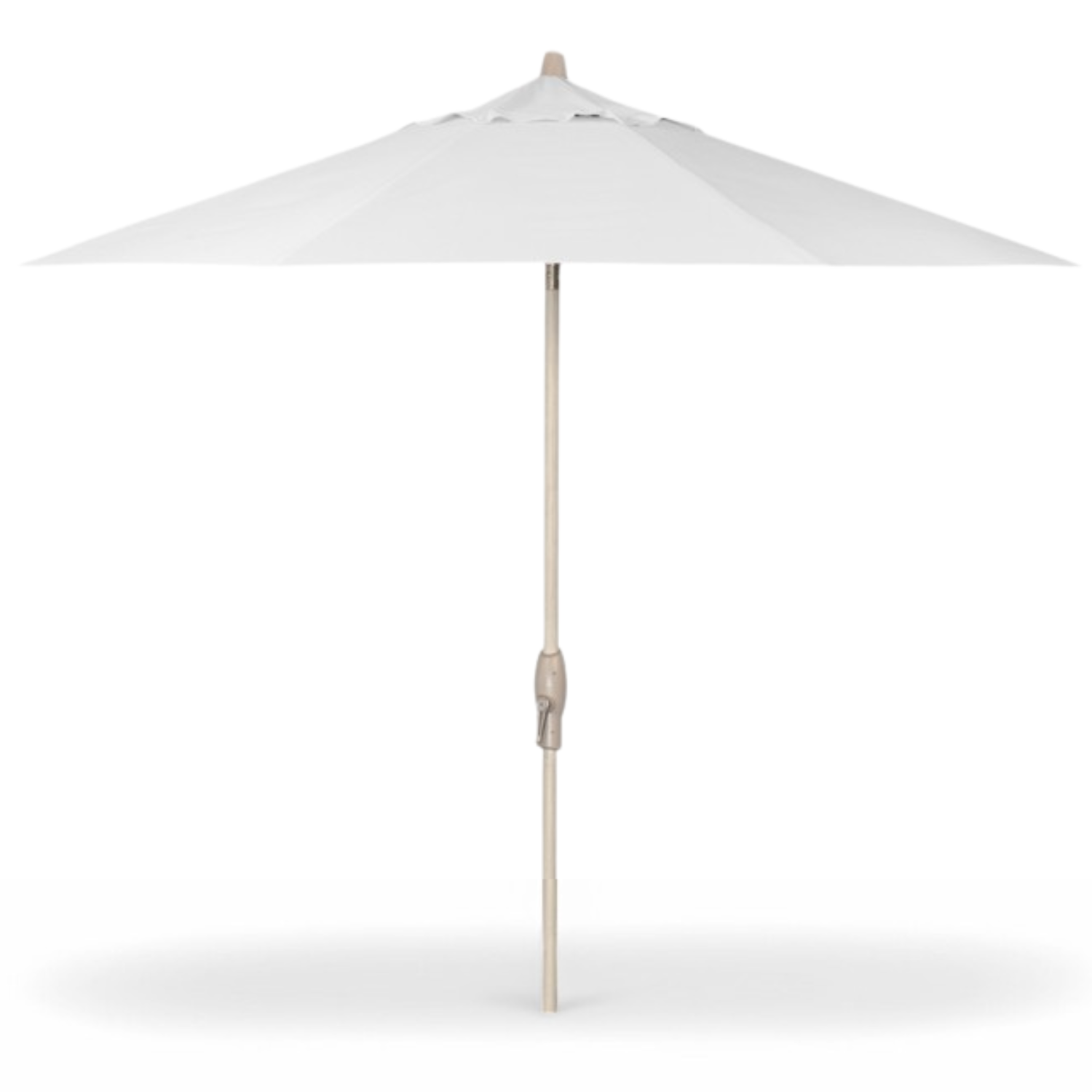 9' Octagon Auto Tilt Market Umbrella w/ Oak Frame