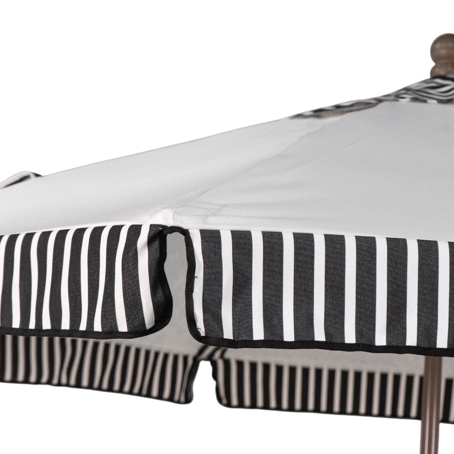 9' Octagon Auto Tilt Market Umbrella w/ Valance - Canvas Natural