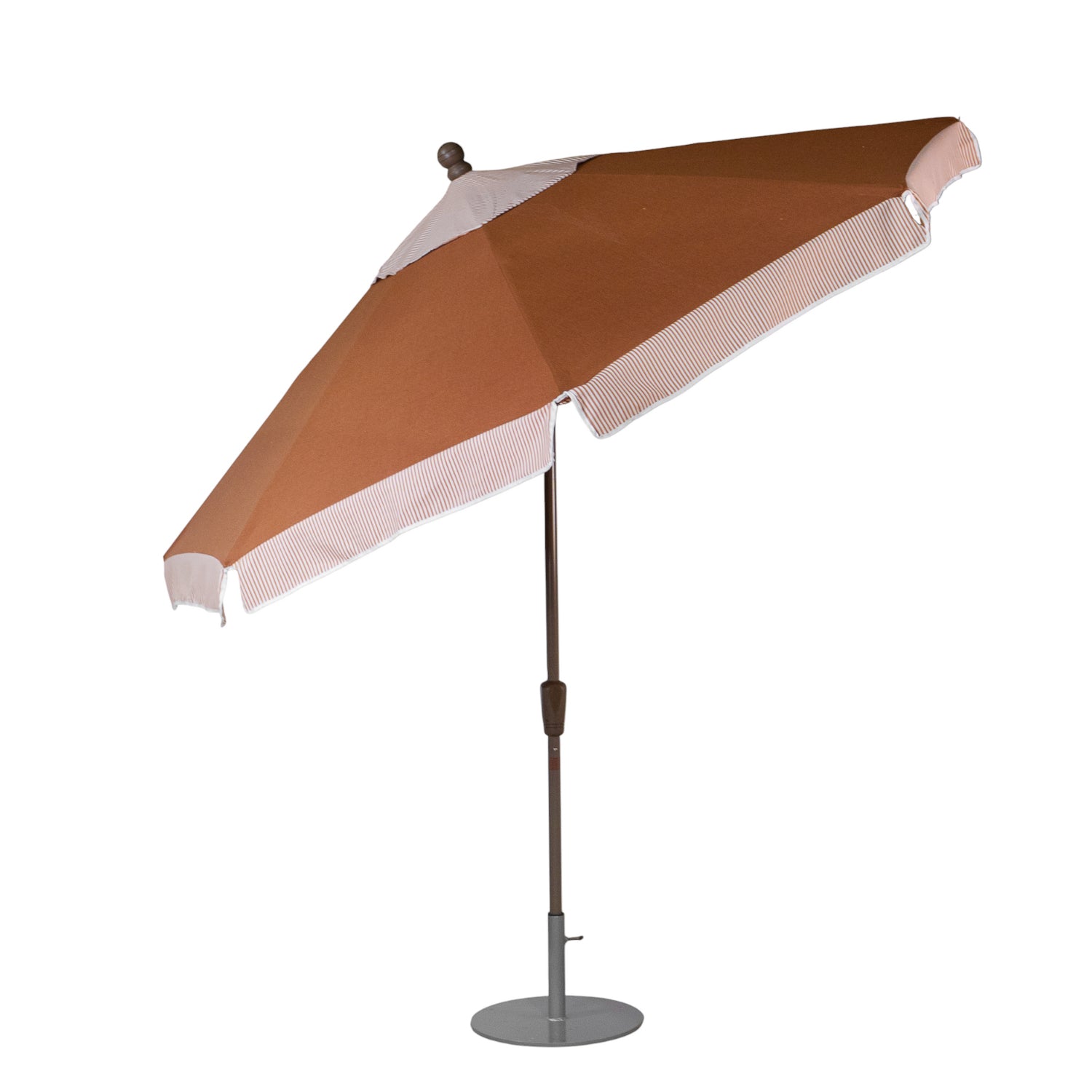 9' Octagon Auto Tilt Market Umbrella w/ Valance - Cast Desert