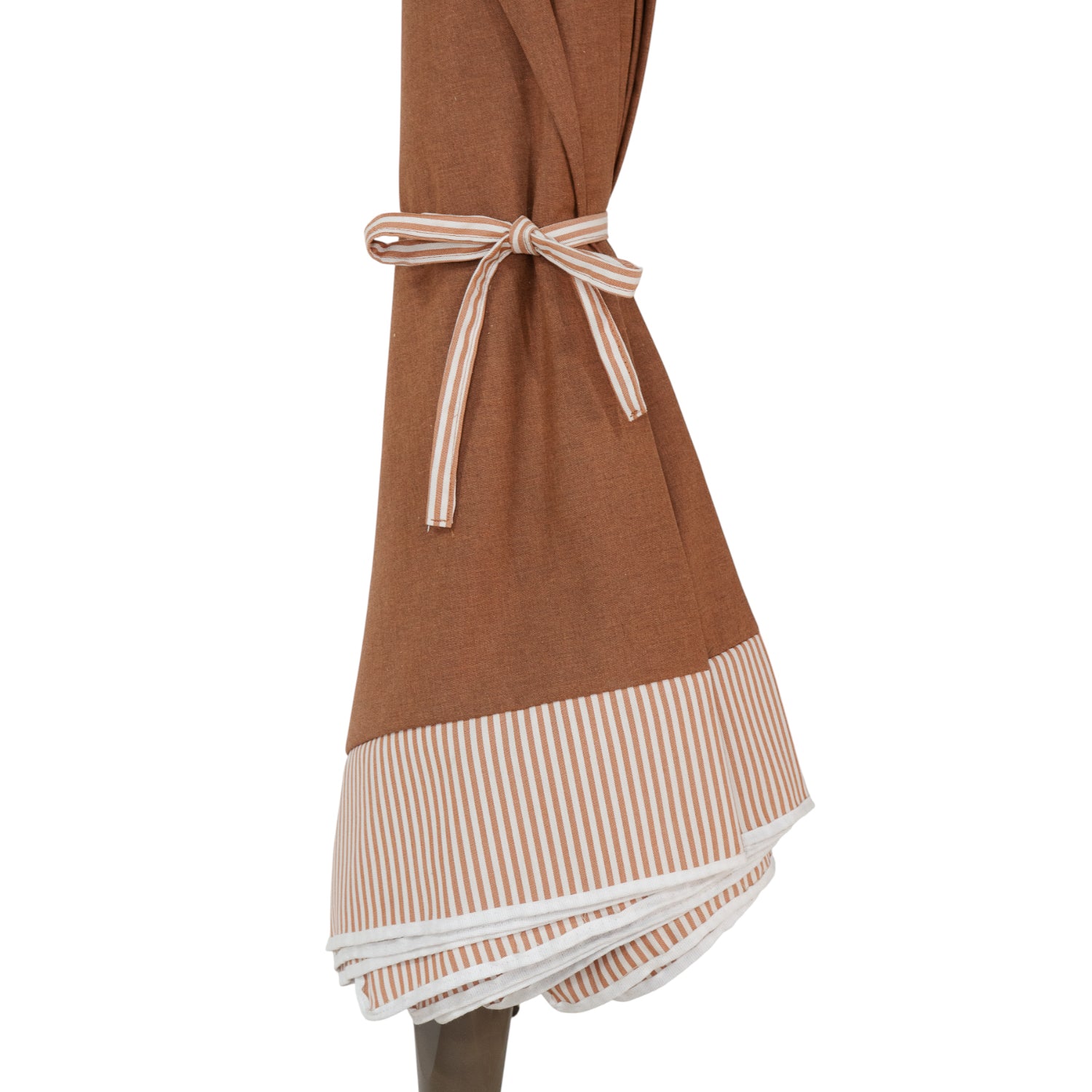 9' Octagon Auto Tilt Market Umbrella w/ Valance - Cast Desert