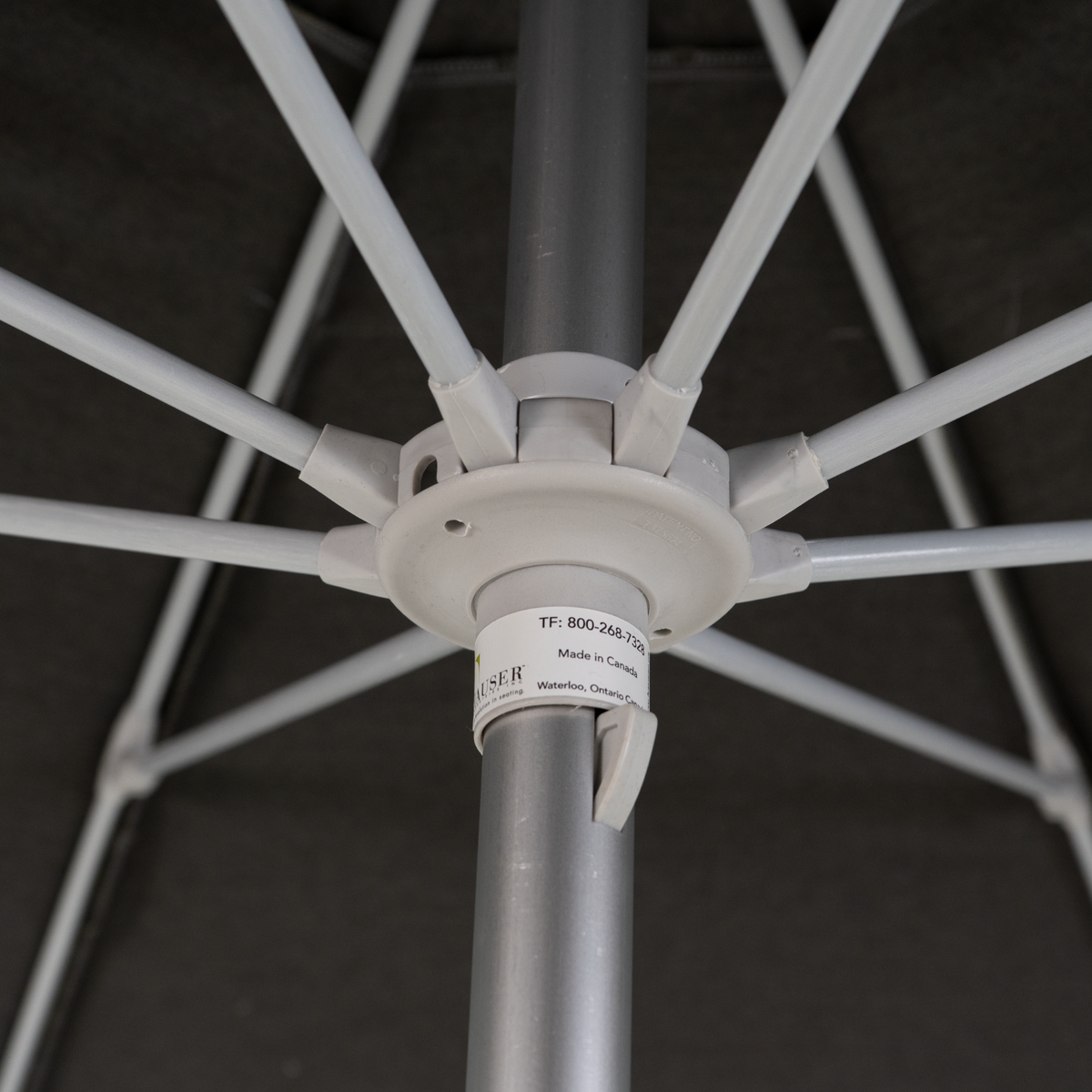 9' Octagon Push-Up Market Umbrella