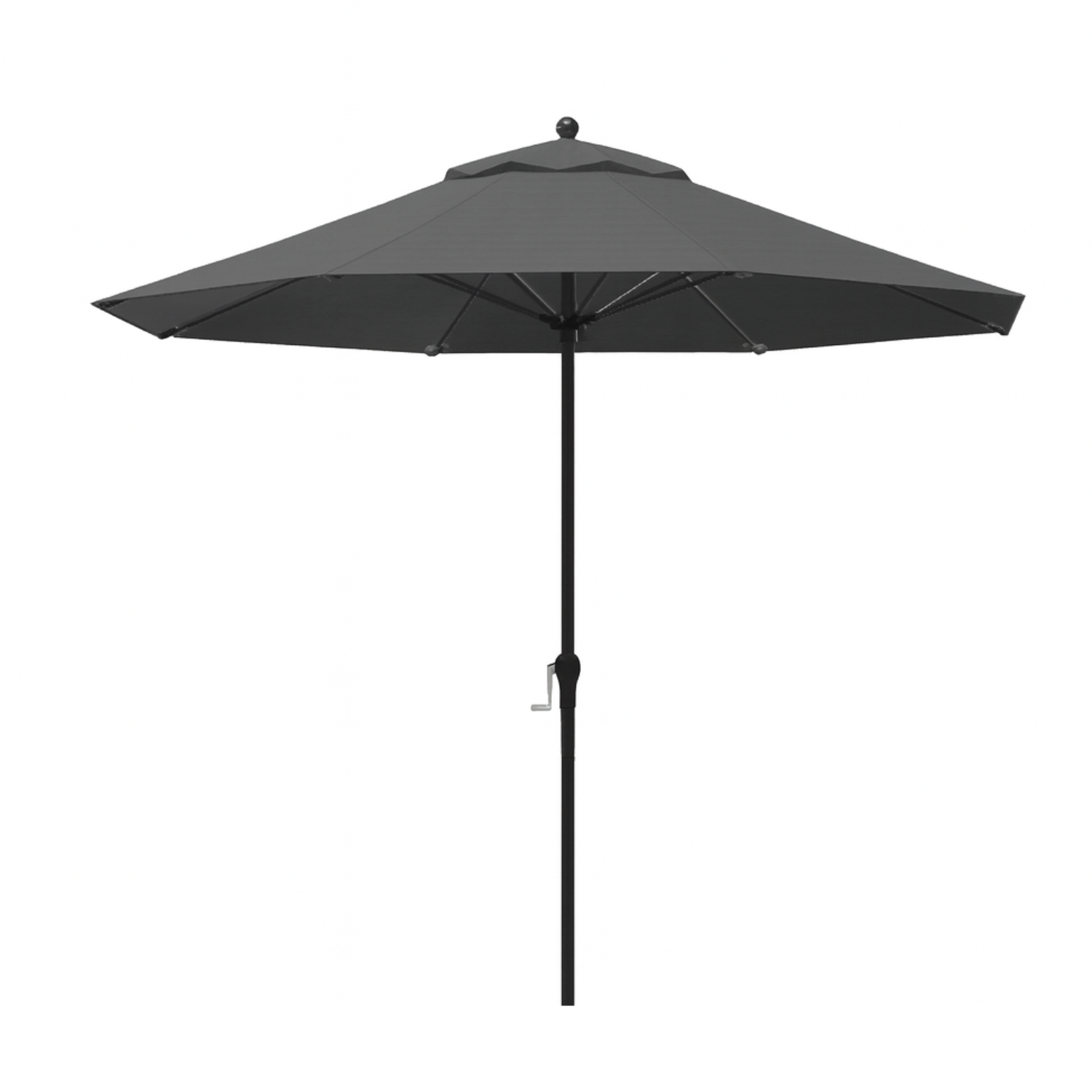 Fiberglass 9' Octagon Auto-Tilt Market Umbrella w/ Carbon Frame