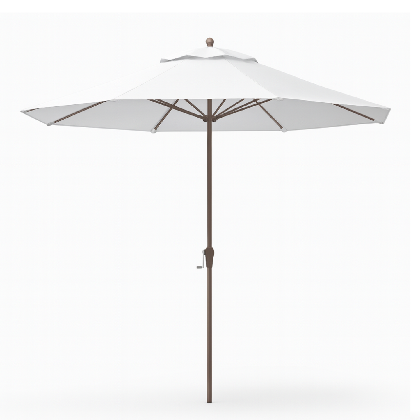 Fiberglass 9' Octagon Auto-Tilt Market Umbrella w/ Willow Frame