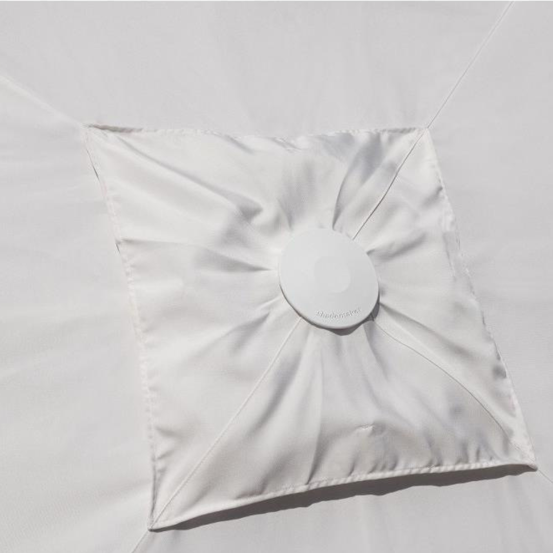 Libra 8' Square Market Umbrella - Graphite Frame