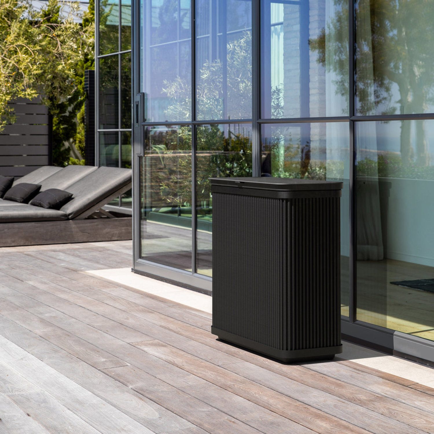 Outdoor Modular Dual Waste Bin