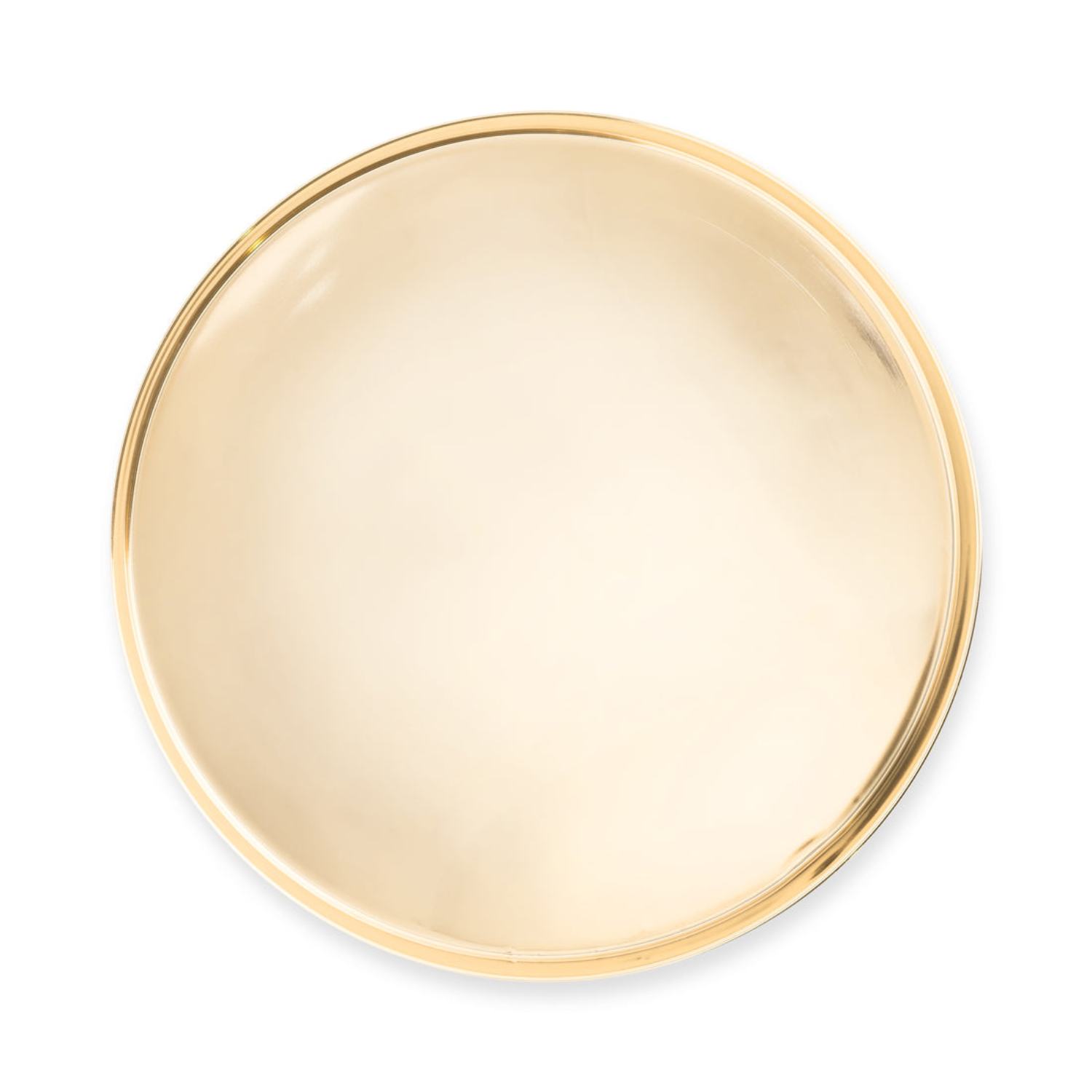 Polished Gold Serving Tray