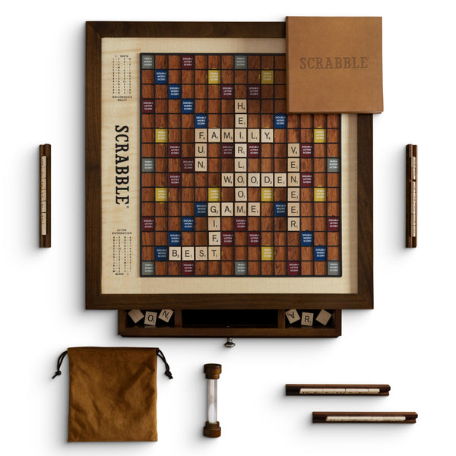 Scrabble Heirloom Rotating Board Game