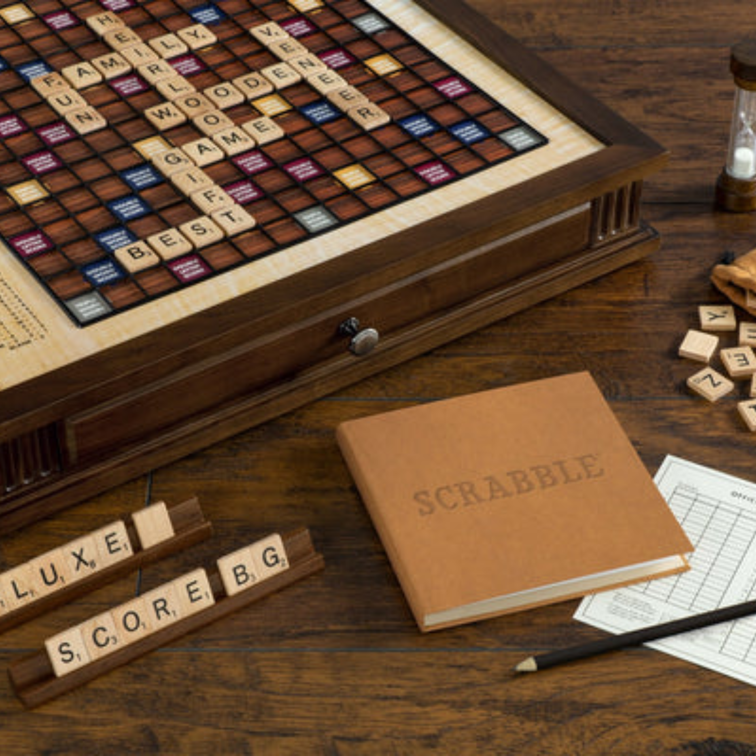 Scrabble Heirloom Rotating Board Game