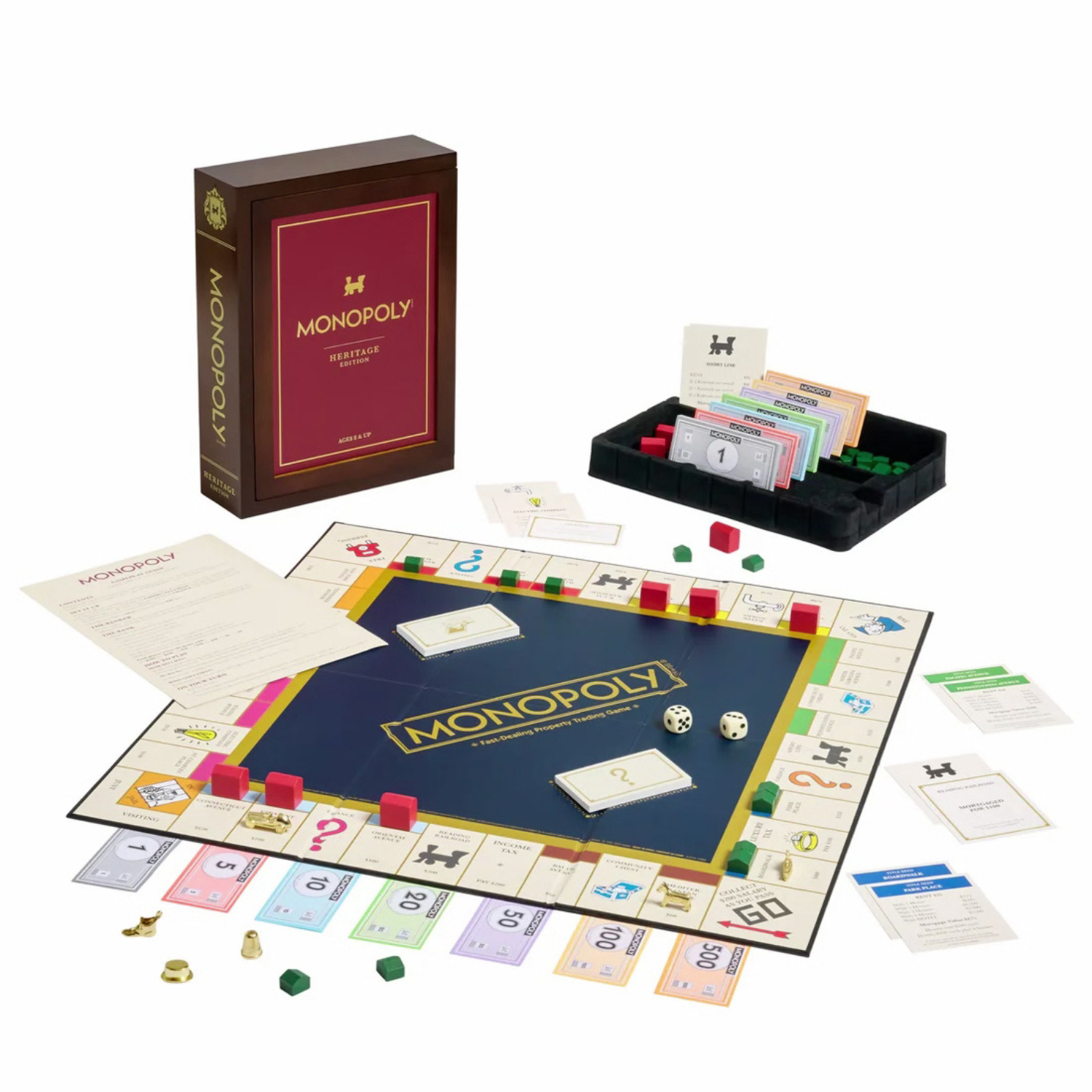 Monopoly Heritage Bookshelf Board Game