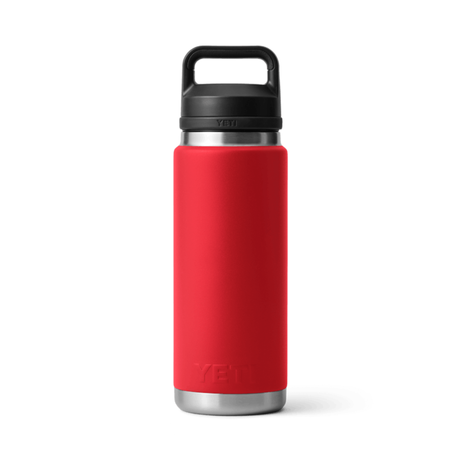 Yeti Rambler 26 Bottle w/ Chug Cap - Rescue Red
