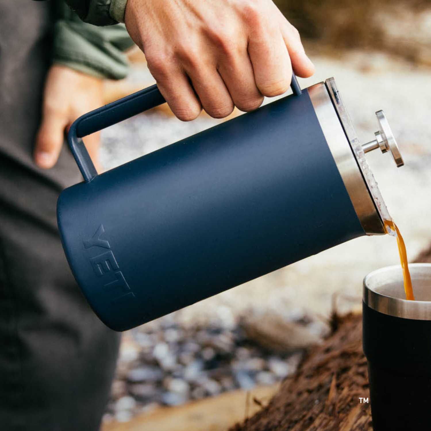 Yeti Rambler 34oz French Press - Navy