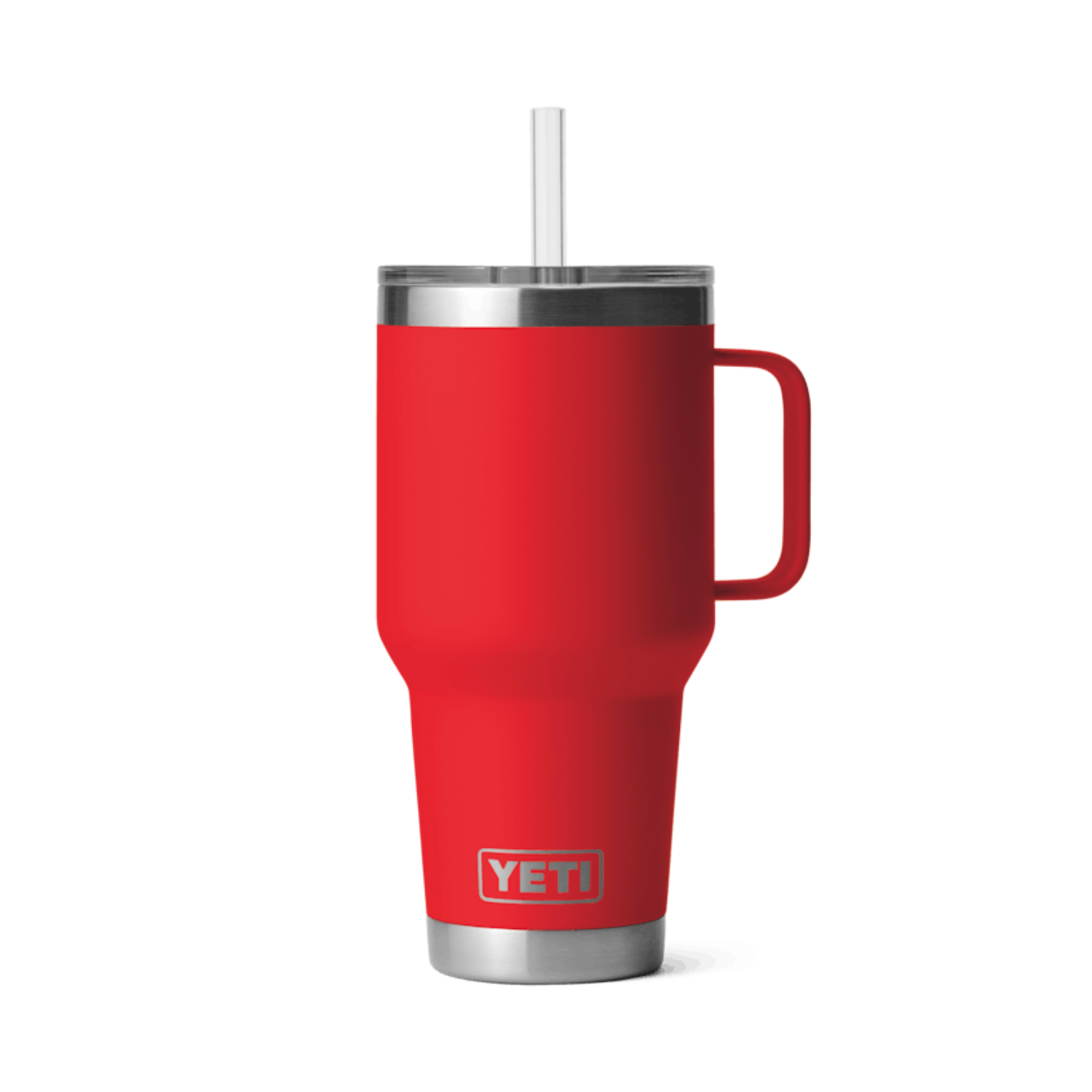 Yeti 35oz Rambler w/Straw - Rescue Red
