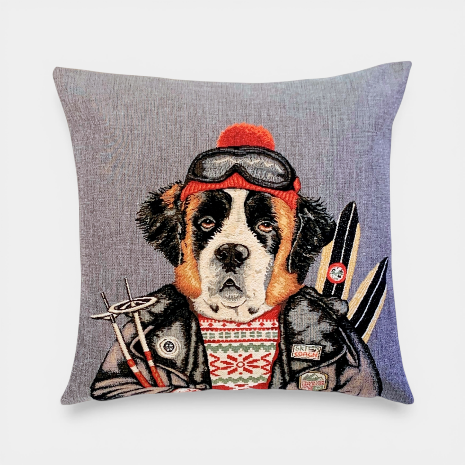 Woven Après Ski Bernese Toss Pillow