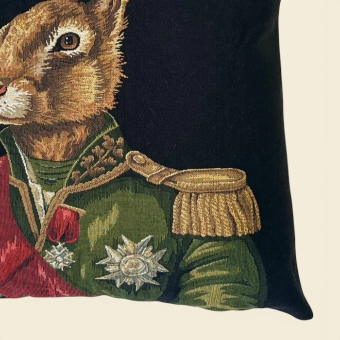 Woven Noble Hare Toss Pillow