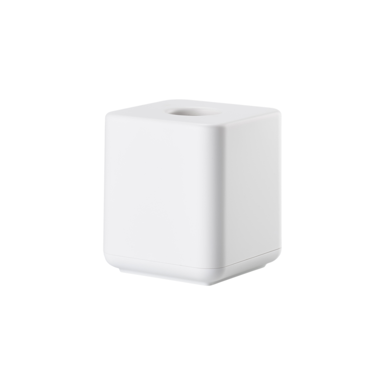 Ribe Square Tissue Box - White